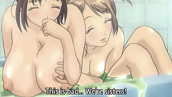 Step Sisters Taking a Bathtub Together! Hentai [Subtitled]